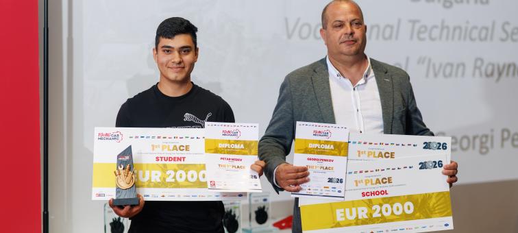 The winner of the international Young Car Mechanic competition has been announced